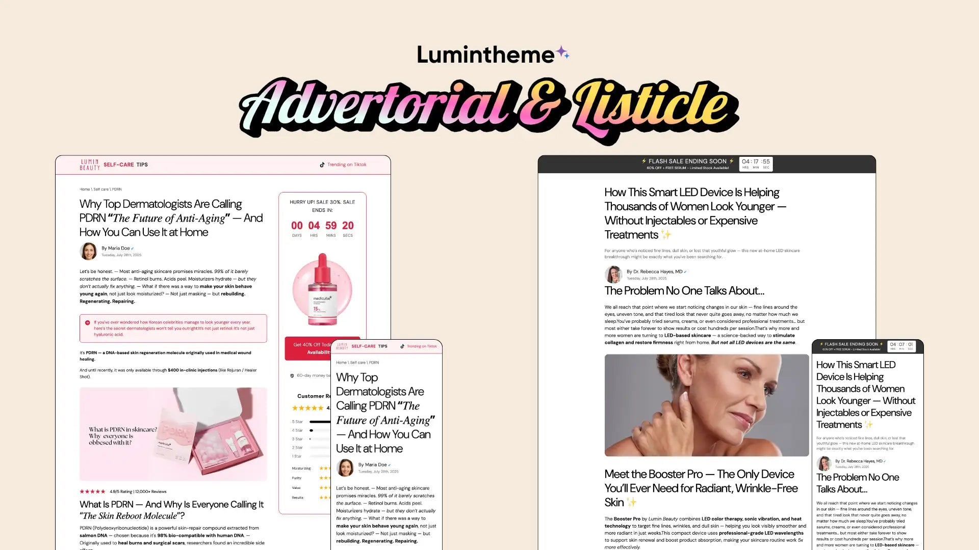 Advertorial and Listicle templates Guide